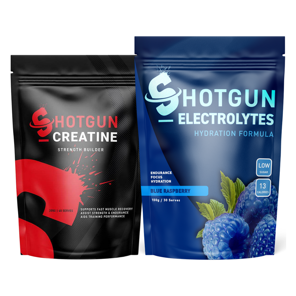 Shotgun Creatine 200g + Electrolytes Stack