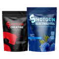 Shotgun Creatine 200g + Electrolytes Stack