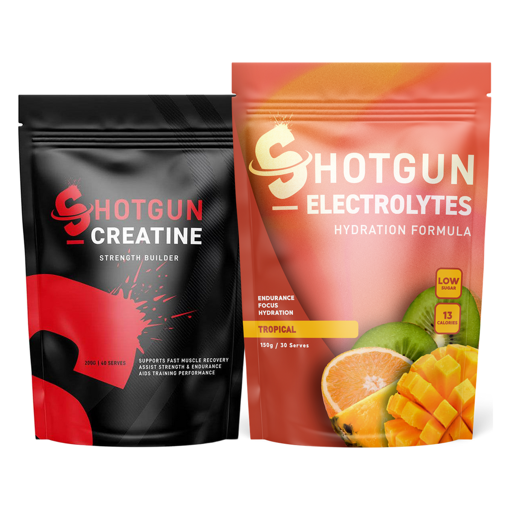 Shotgun Creatine 200g + Electrolytes Stack
