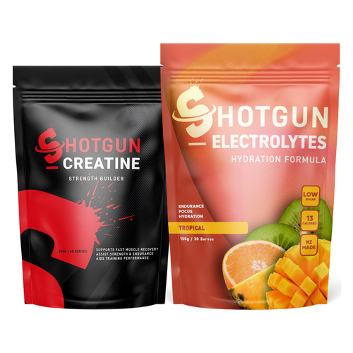 Shotgun Creatine 200g + Electrolytes Stack