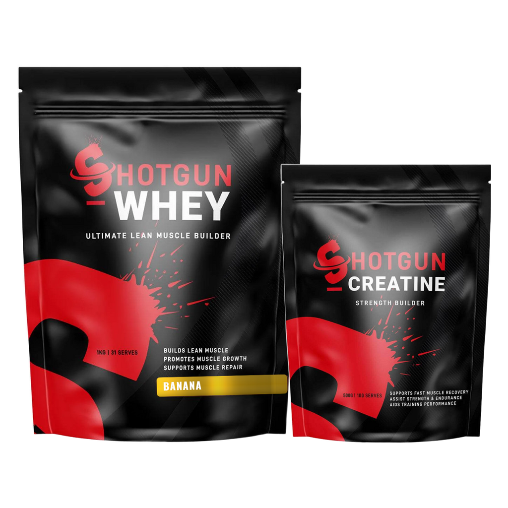 Shotgun Whey 1kg + Creatine 500g Stack