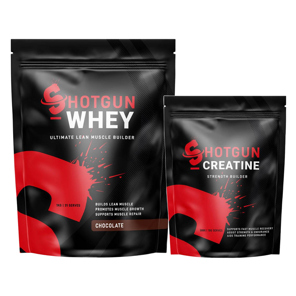 Shotgun Whey 1kg + Creatine 500g Stack