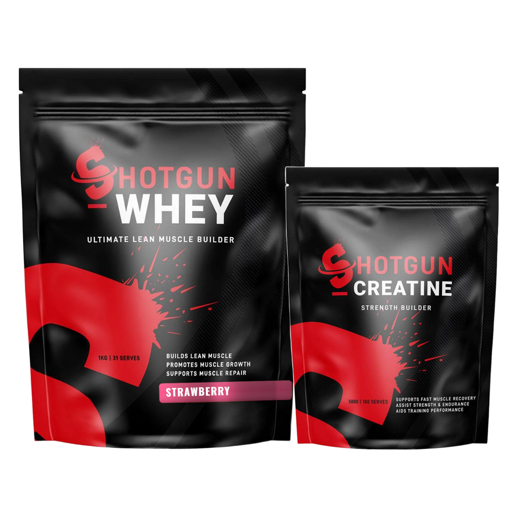 Shotgun Whey 1kg + Creatine 500g Stack
