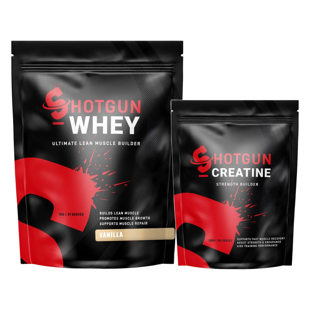 Shotgun Whey 1kg + Creatine 500g Stack