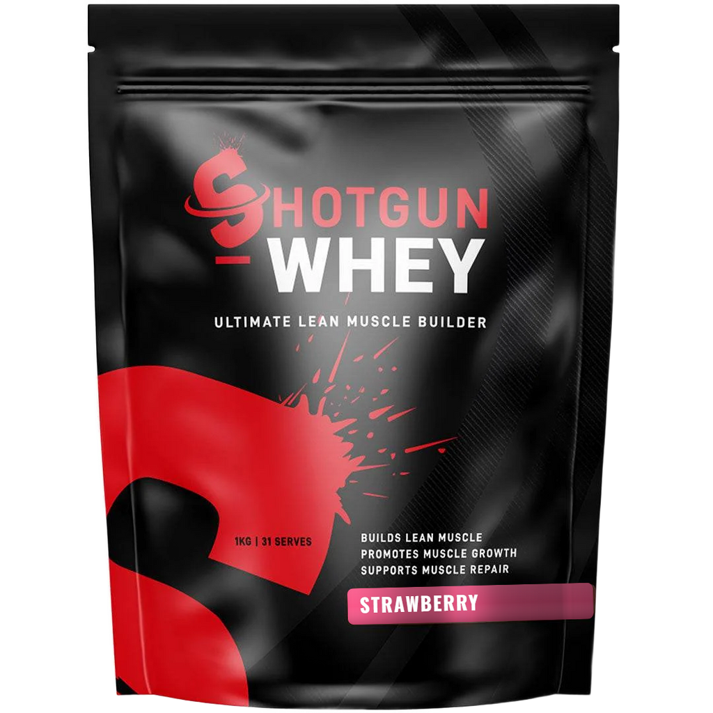 Shotgun Whey Protein 1kg – Strawberry