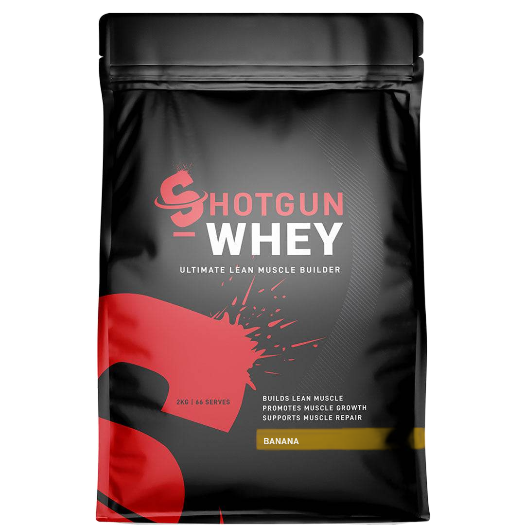 Shotgun Whey Protein 2kg – Banana