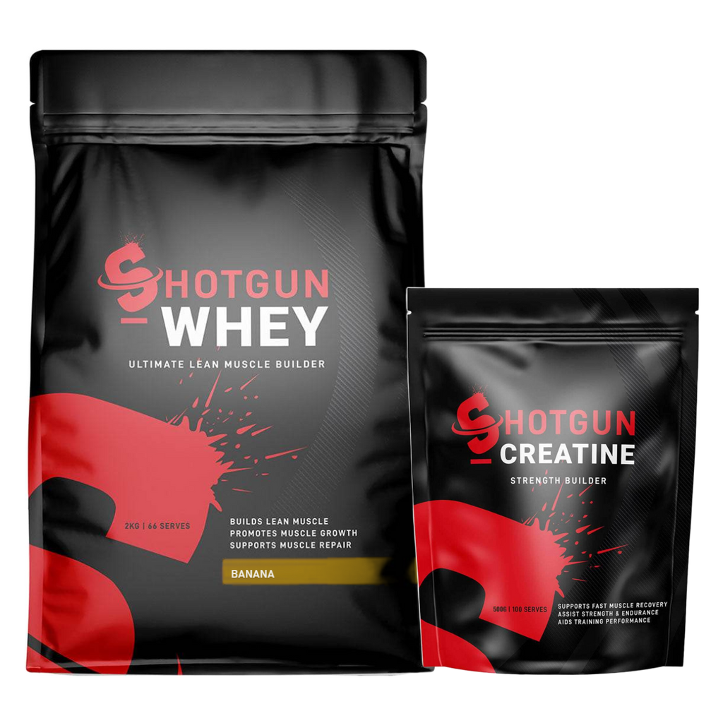 Shotgun Whey 2kg + Creatine 500g Stack