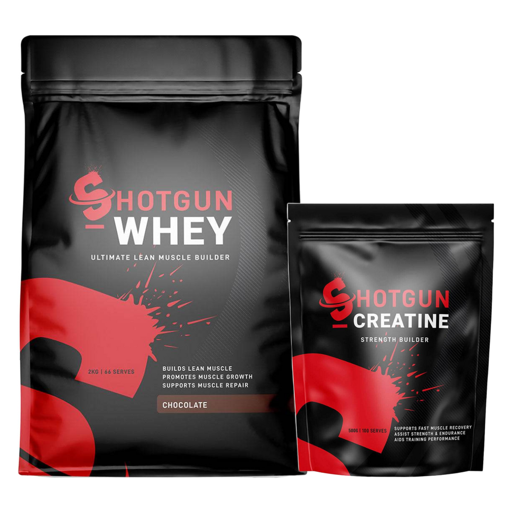 Shotgun Whey 2kg + Creatine 500g Stack