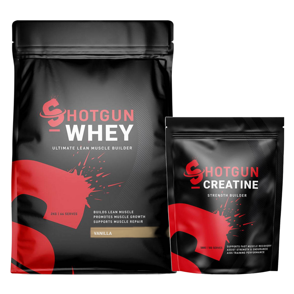 Shotgun Whey 2kg + Creatine 500g Stack